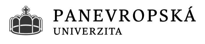 Logo Panevropské univerzity PNG